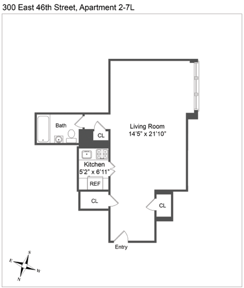 L Line Studio 1 Bath